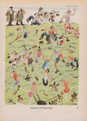 "Tanzgirls in der Sommerfrische"