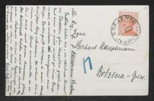 Brief von Hermann Haussmann an Gerhart Hauptmann