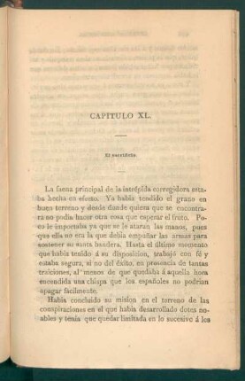 Capítulo XL. - El sacrificio.