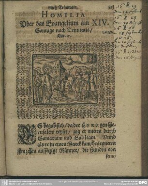 Homilia Uber das Evangelium am XIV. Sontage nach Trinitatis, Luc. 17.