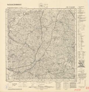 1799 (alte Nr.: 484) Arnswald, Topographische Karte 1:25000 (4-cm - Karte)