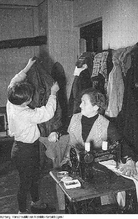 Dresden, Wachwitz. Kinderheim Wachwitz, 22. Januar 1952