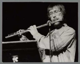 Krzysztof Zgraja : Portrait des Flötisten Krzysztof Zgraja beim 26. Jazz Jamboree Warschau 1984