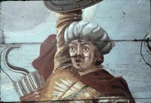 Türken durch das Zeichen des Kreuzes geschlagen