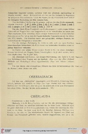 ⟦Oberbalbach⟧