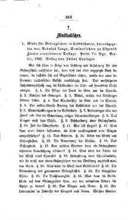 Musikalisches