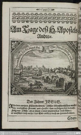 Am Tage deß H. Apostels Andreae
