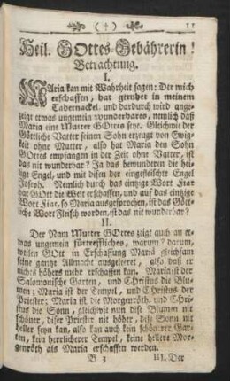 Heil. GOttes-Gebährerin