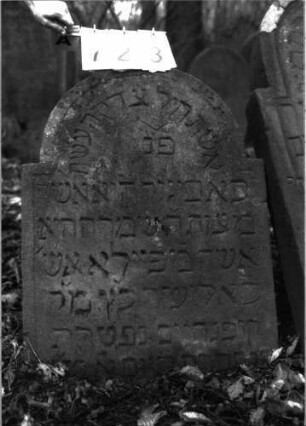 Grabstein 723 (identisch mit Grabstein 746)