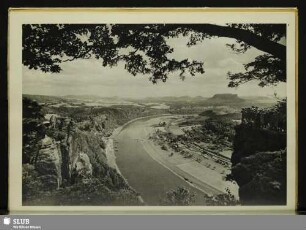 6 Der Basteiblick elbaufwärts