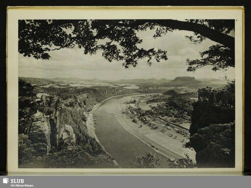 6 Der Basteiblick elbaufwärts