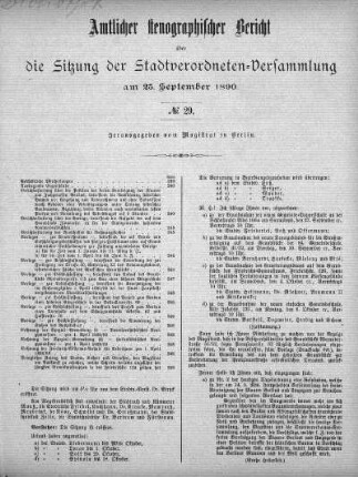 No. 29, 25. September 1890