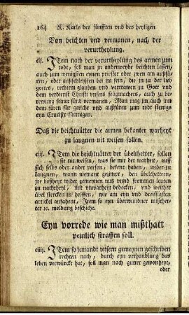 Eyn vorrede wie man mißthatt peinlich straffen soll.