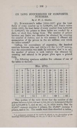 On long successions of composite numbers.