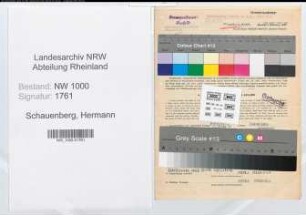 Entnazifizierung Hermann Schauenberg, geb. 23.10.1921 (Postinspektoranwaerter)