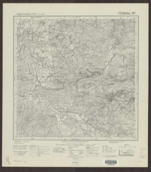 814 Fischbachau ; Topographische Karte von Bayern 1:25.000 [Positionsblätter]