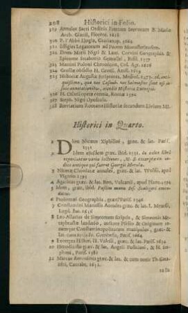 298-328, Historici in Quarto.