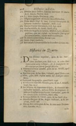 298-328, Historici in Quarto.
