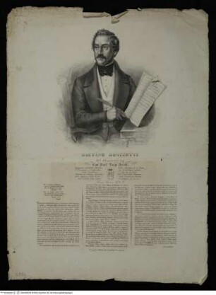 Porträt Gaetano Donizetti