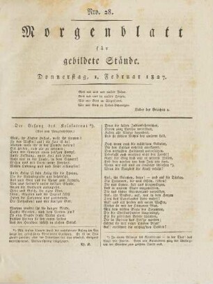 1827: Nro. 28 - Nro. 30