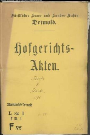 Flörken, Ursula, geb. Ort gegen Clare Flörken und deren Söhne - Land im Westerfeld