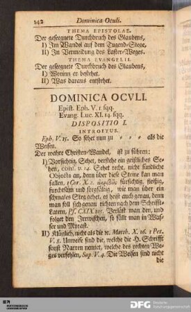 Dominica Oculi.