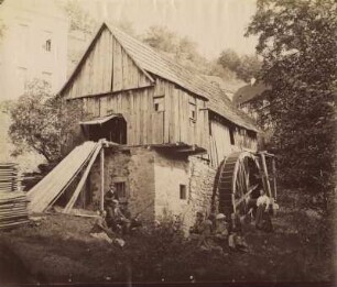 Brettschneidemühle im Loschwitzgrund : Dresden-Loschwitz. Hänsels Brettschneidemühle im Loschwitzgrund.