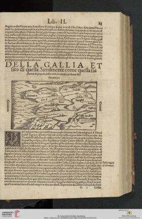Della Gallia et sito di quella