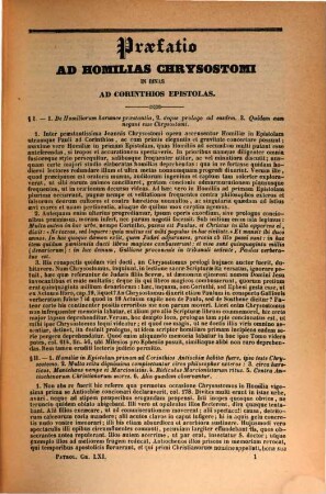 Tu en hagiois patros hēmōn Iōannu, archiepiskopu Kōnstantinupoleōs, tu Chrysostomu, ta heuriskomena panta : ad mss. codices Gallicos, Vaticanos, Anglicanos Germanicosque ... castigata, innumeris aucta ..., 10