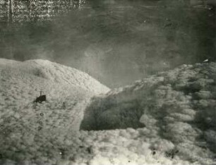 Raufrost auf den westlichen Kraterrand des Cotopaxi