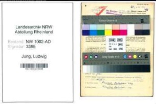 Entnazifizierung Ludwig Jung, geb. 31.03.1892 (Angest.)
