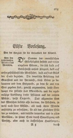 Eilfte Vorlesung