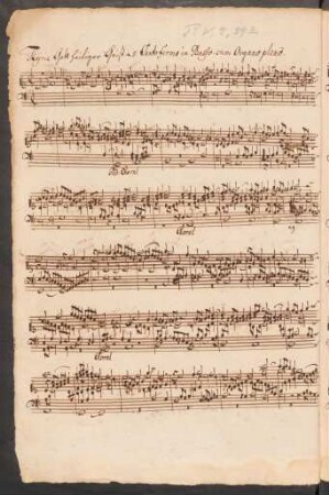 Kyrie Gott heiliger Geist; org; 3t; BWV 671