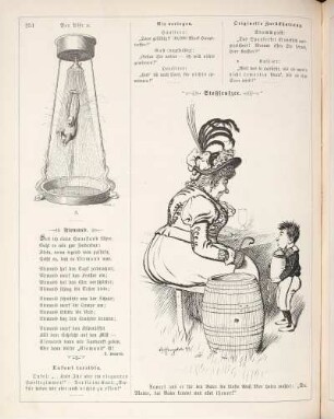 "Der Affe und der Douche-Apparat" "Stoßseufzer"