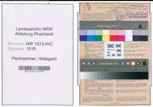 Entnazifizierung Hildegard Pienhammer , geb. 12.08.1914 (Verkaeuferin)