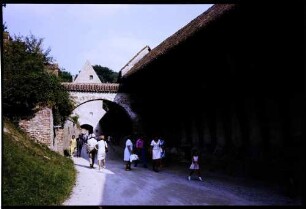 Landshut: Wehrgang der Burg Trausnitz