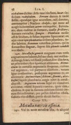 Caput XX. Metalla nativis affinia