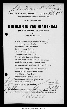 Die Blumen von Hiroshima