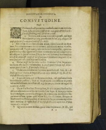 Disputatio Iuridica.
