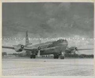 Außenansicht des Flugzeugtyps "Clipper" der PanAm