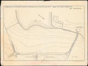 Hochschule für Tanzkunst Schinkelwettbewerb 1929: Lageplan (blind mit Vorskizze) 1:1000
