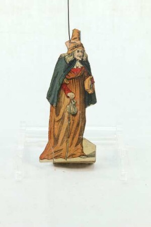 Wilhelm Bendow / Papiertheater / Spielfigur / Waldhexe aus dem Märchen Hänsel und Gretel