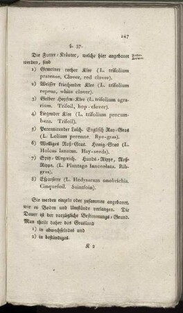 §. 37. [Futter-Kräuter]