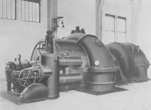 Dampfturbine: 23000 PS (MAN) : Technikgeschichte | Maschinenbau | Kraftmaschinen | Dampfturbinen