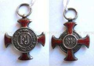 Silbernes Zivil-Verdienstkreuz ohne Krone, 1. Form, Kaisertum Österreich