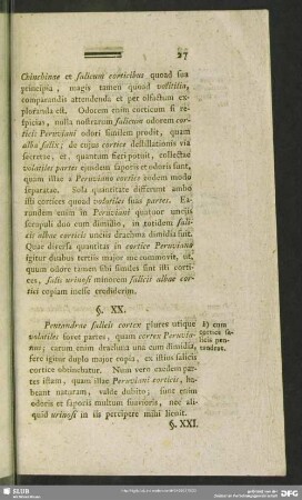 §. XX. b) cum cortice salicis pentandrae