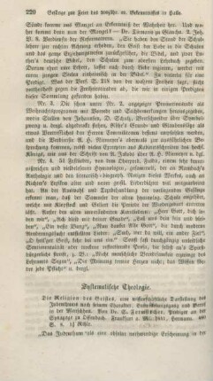 220- 229 Systematische Theologie