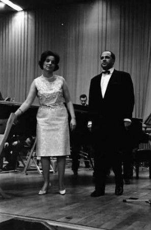 Donaueschingen: Donaueschinger Musiktage; Stadthalle; Eva Maria Rogner, Pierre Boulez