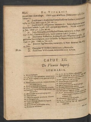 Caput XII. De Vicariis Imperii