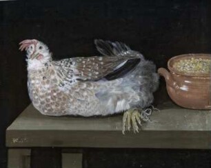 Stilleben mit Huhn